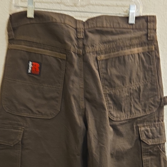 Wrangler Men's Dark Brown Cargo Pants - Sz 32x32 - Picture 14 of 15